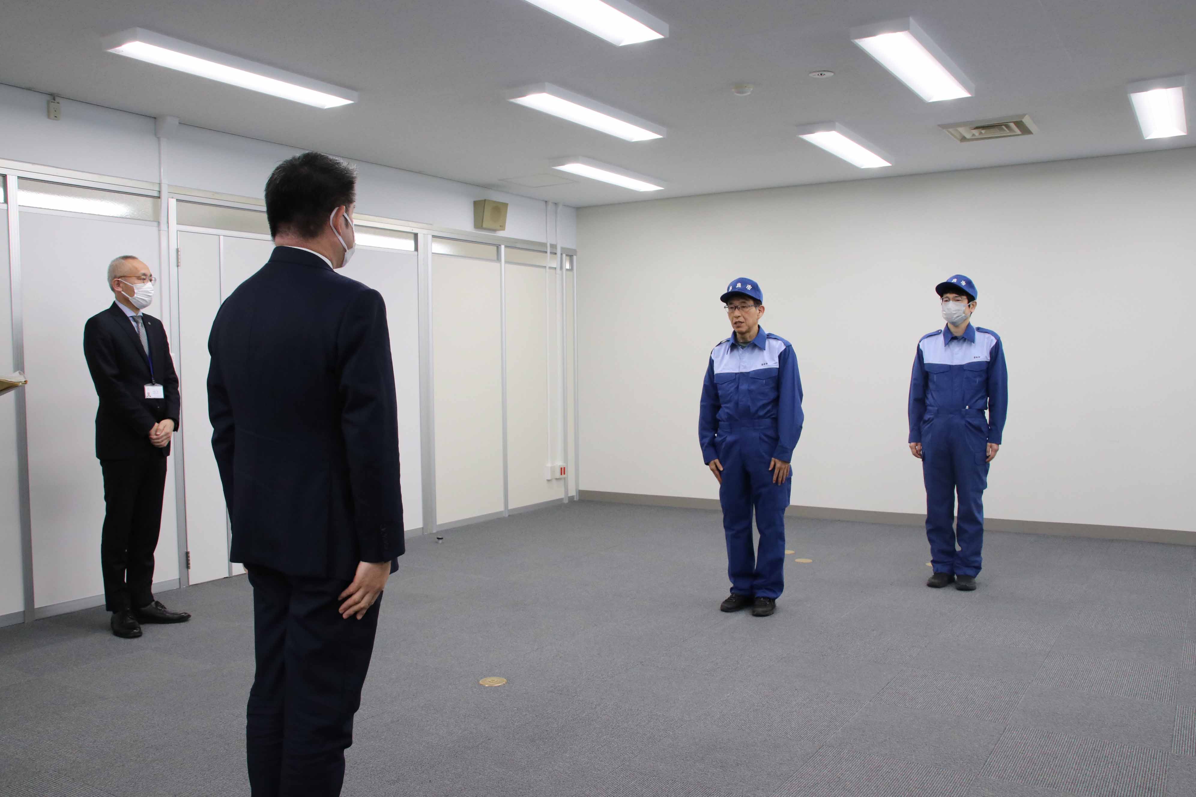 被災地支援に関する派遣職員第19陣帰着式