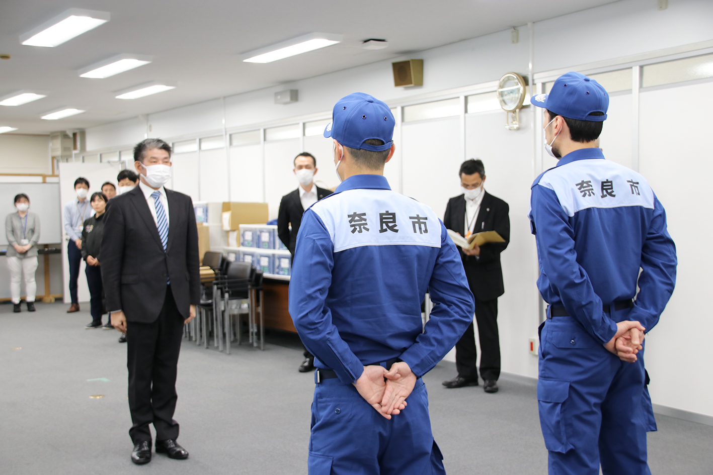 被災地支援に関する派遣職員第23陣帰着式
