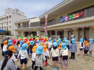 こいのぼり集会　みかん組