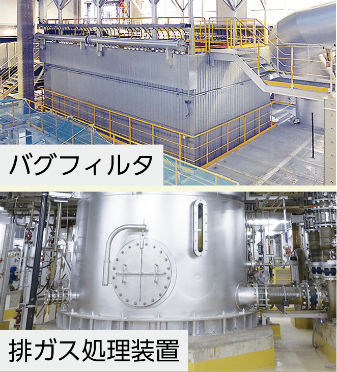 バグフィルタ・排ガス装置