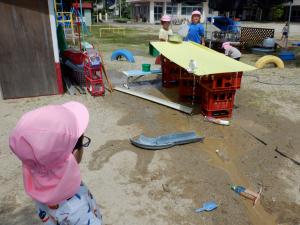 佐保幼稚園　水遊び4