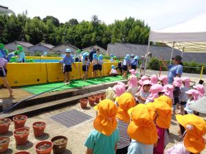 3歳児さんが来てくれました
