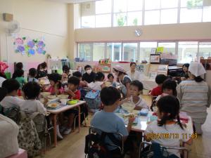 給食フリー参観