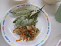 お茶の葉の天ぷら