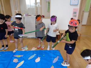 そら　魚つり