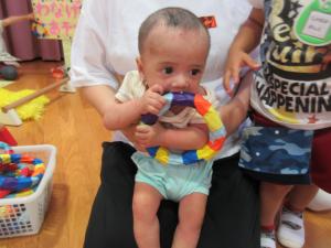 輪投げをもってます