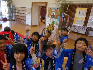 生き物が取れましたよ
