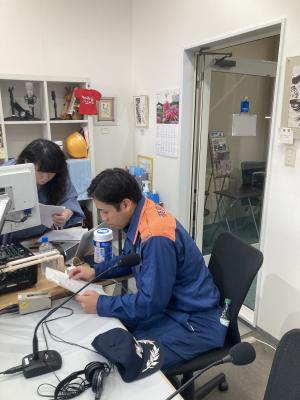 打合せの中