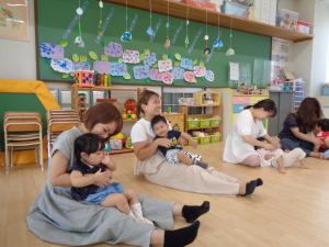 １歳児ふれあい