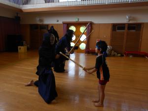 小手を打っています