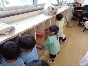 3歳児大掃除3