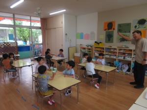 カルピスで乾杯　4歳児