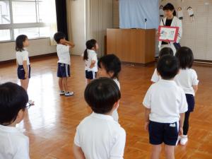 佐保幼　R6一学期終業式