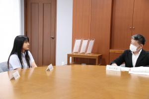 市長との対談