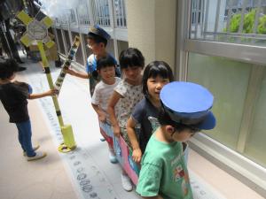 5歳児の夏祭りごっこの様子