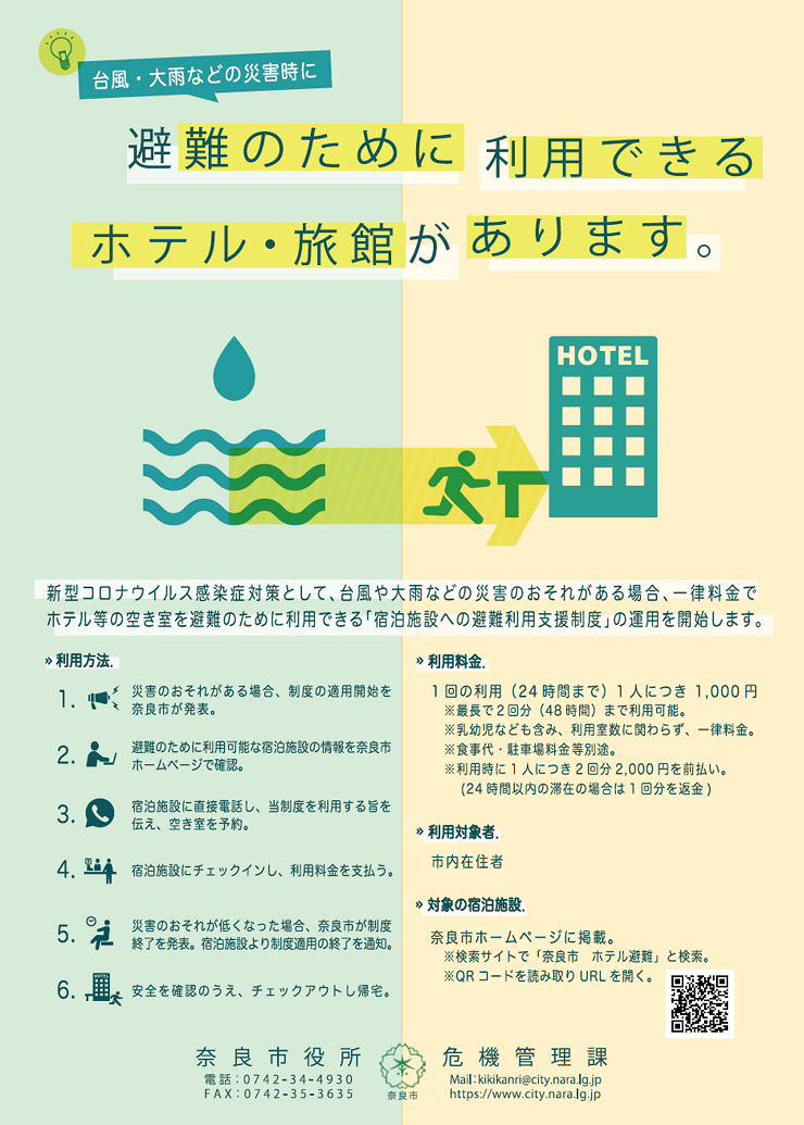避難所チラシ