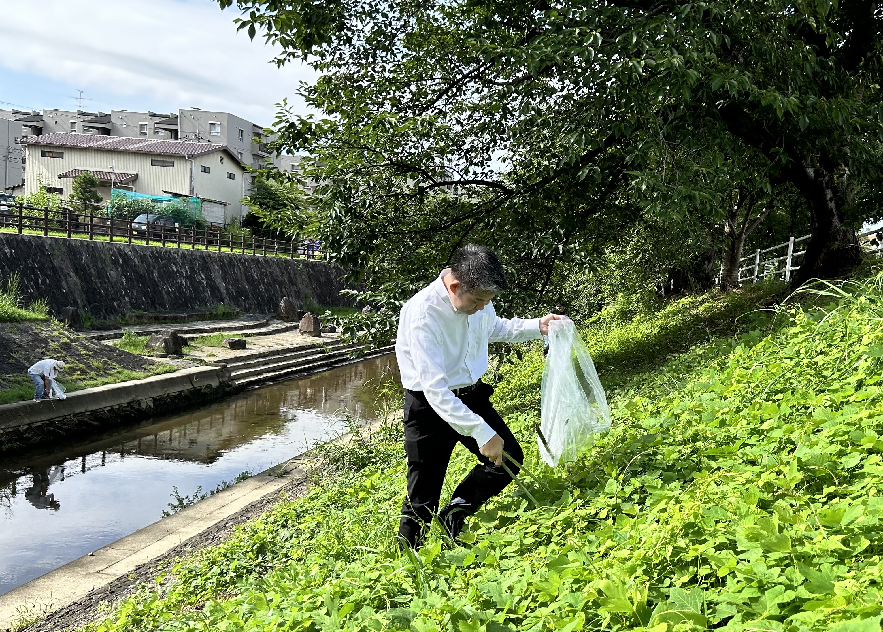 夏季佐保川・菰川・菩提川清掃