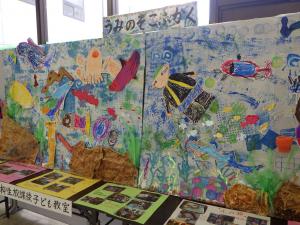 柳生放課後子ども教室作品展示