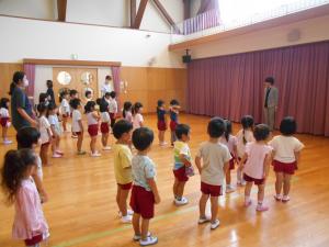 2学期始業式の様子
