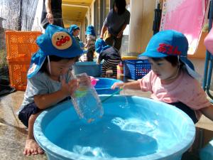 １歳水遊び