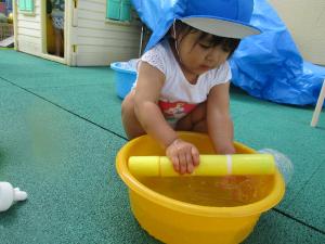 水遊び