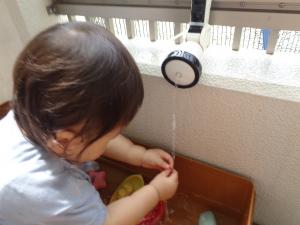 水遊び