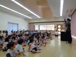 お月見集会園長先生の話