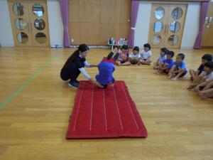 5歳児　マット