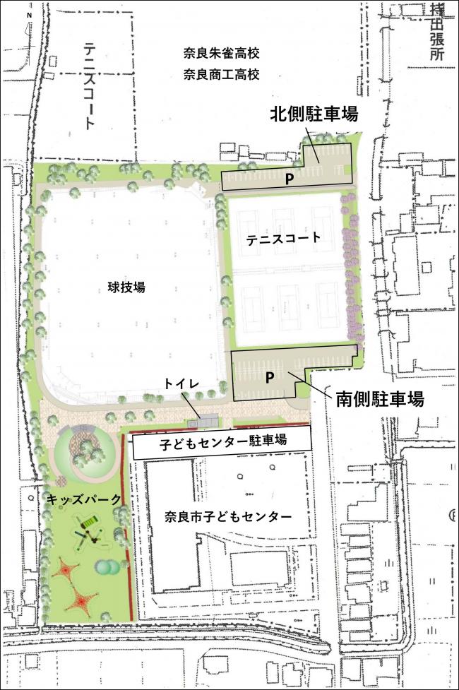 駐車場の案内