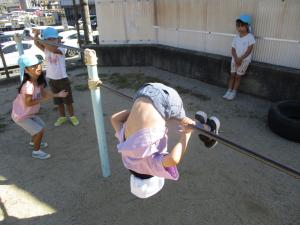 まえまわりもできるよ