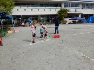 佐保幼　リレー遊び