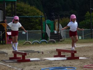 5歳児障害物競争2