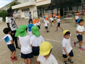 5歳児さんとリレー