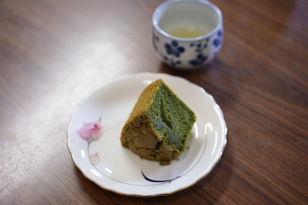 さきさんお手製抹茶のシフォンケーキ