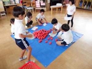 佐保　運動会準備