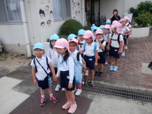 今から出発です