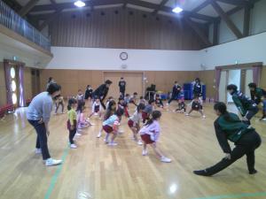 3,4歳児バレーの体操