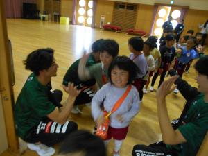 5歳児バレー最後の挨拶