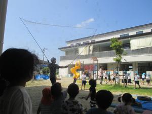 大きなシャボン玉