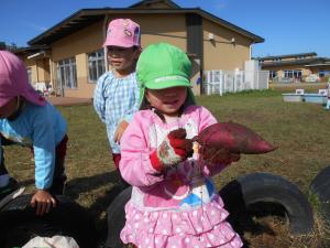 3歳児がかわいいサツマイモがほれたよと言っていました