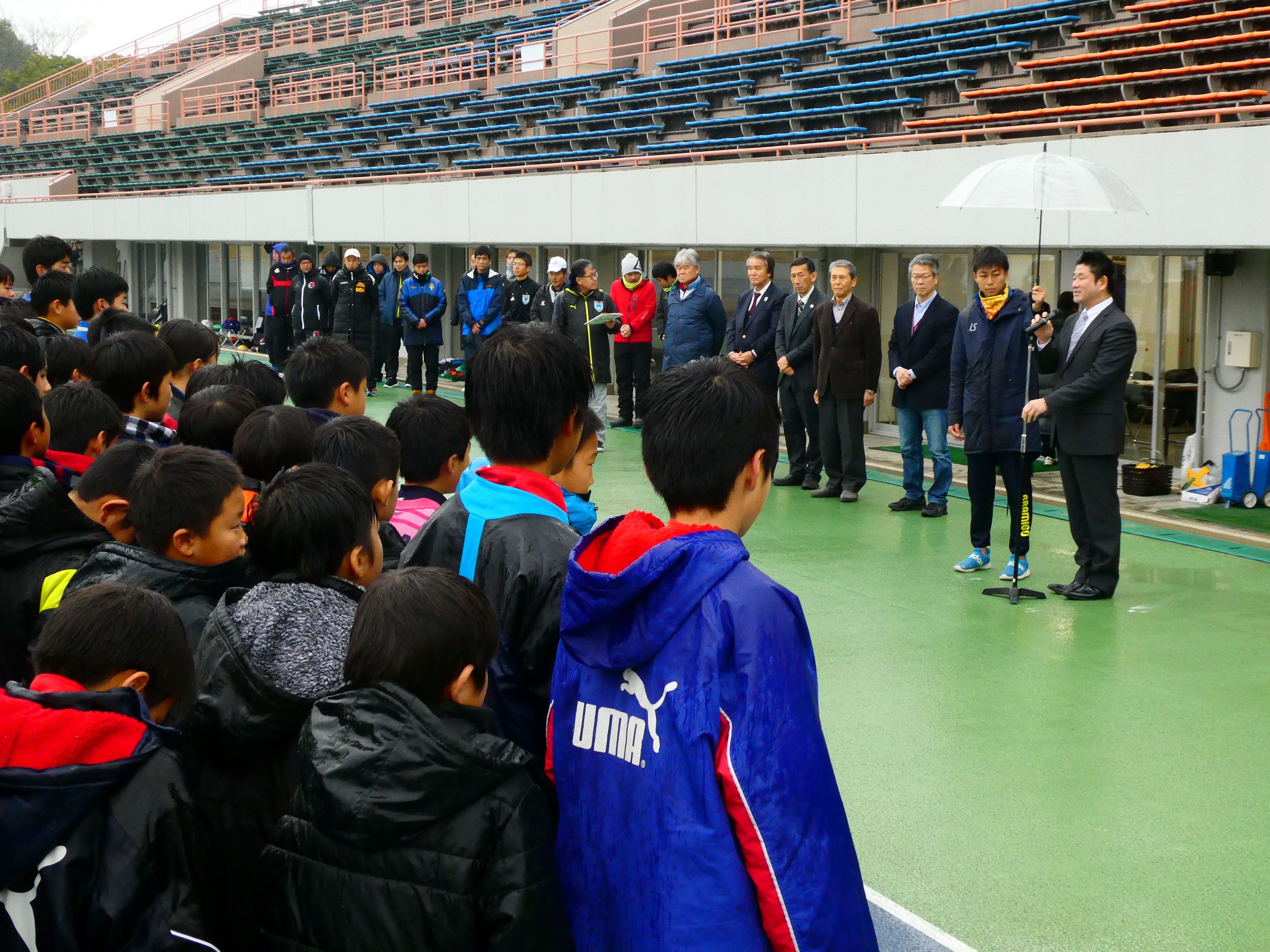 第39回奈良市小学生サッカー選手権大会開会式の画像