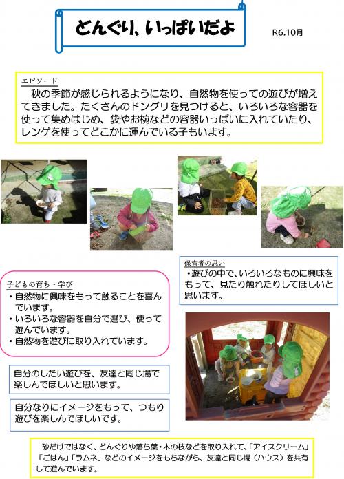 どんぐりいっぱい