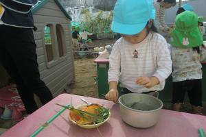 じっくりと作る４歳児