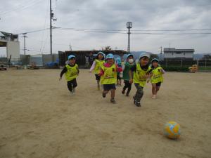 サッカーの試合