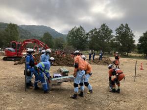緊急消防援助隊訓練活動