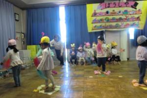 3歳児子どもランドの劇練習
