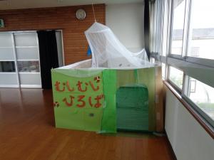 むしむしで遊びます