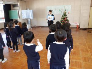 佐保幼　二学期終業式2