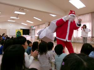 サンタさん登場