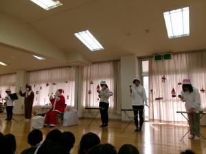 ハンドベルの演奏